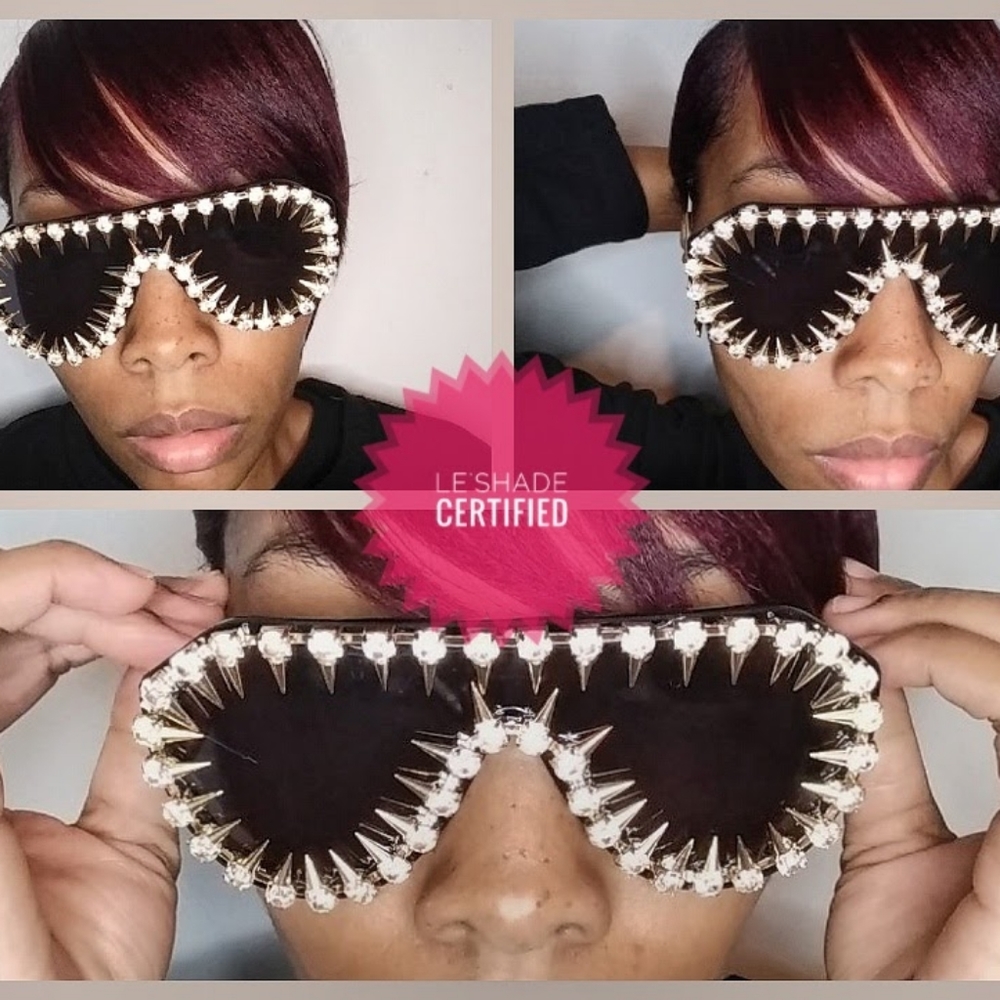 Rocker spike sunglasses